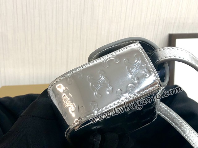 Celine專櫃2023新款全皮肩背女包 10513 賽琳凱旋門迷你挎包 sldj2328